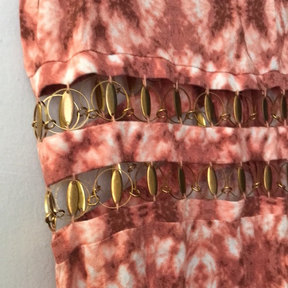 Tie dye cut out bohemian maxi dress - Picture 5 of 10